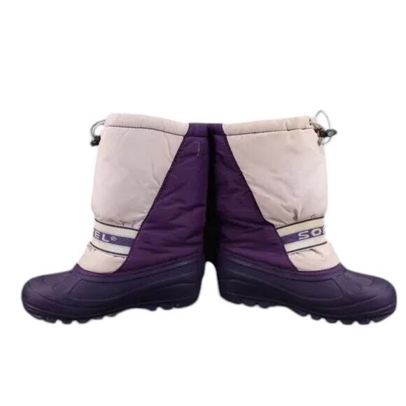 Sorel Shoes Kids 6 Boot Winter Snow Cub Purple Pull On Lined Warm Active Outdoor - Picture 6 of 15